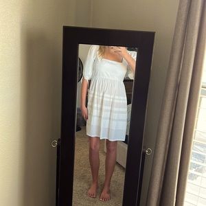 GB white Babydoll dress.